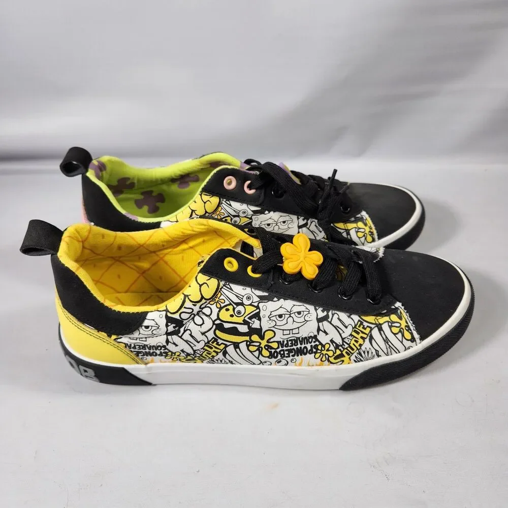 Spongebob Square Patrick Mens Size 11 Graphic Sneakers Shoes Low Top Lace Up